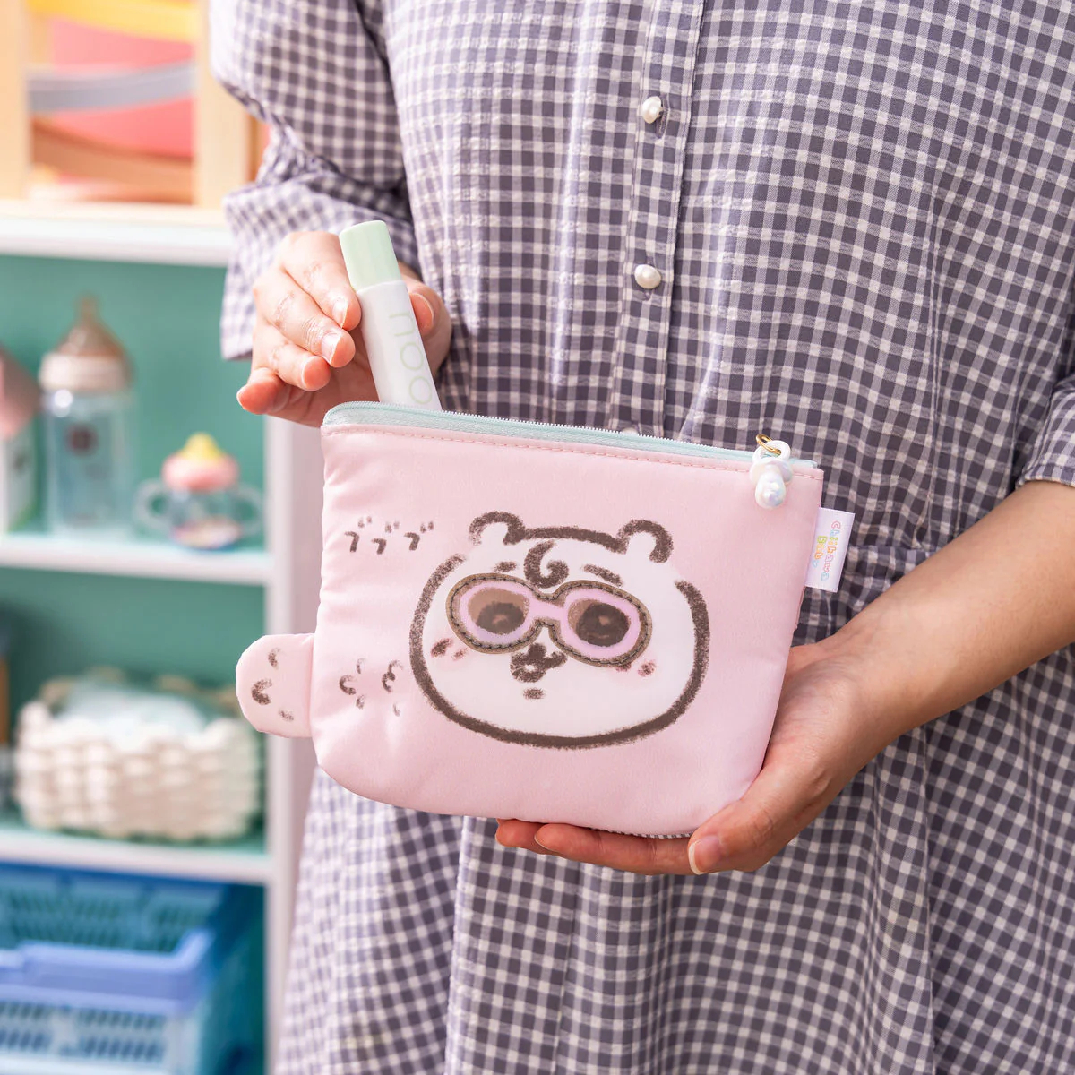 [Pre-order] "Chiikawa" Chiikawa Baby - Pouch with tissue pocket - Hachiware