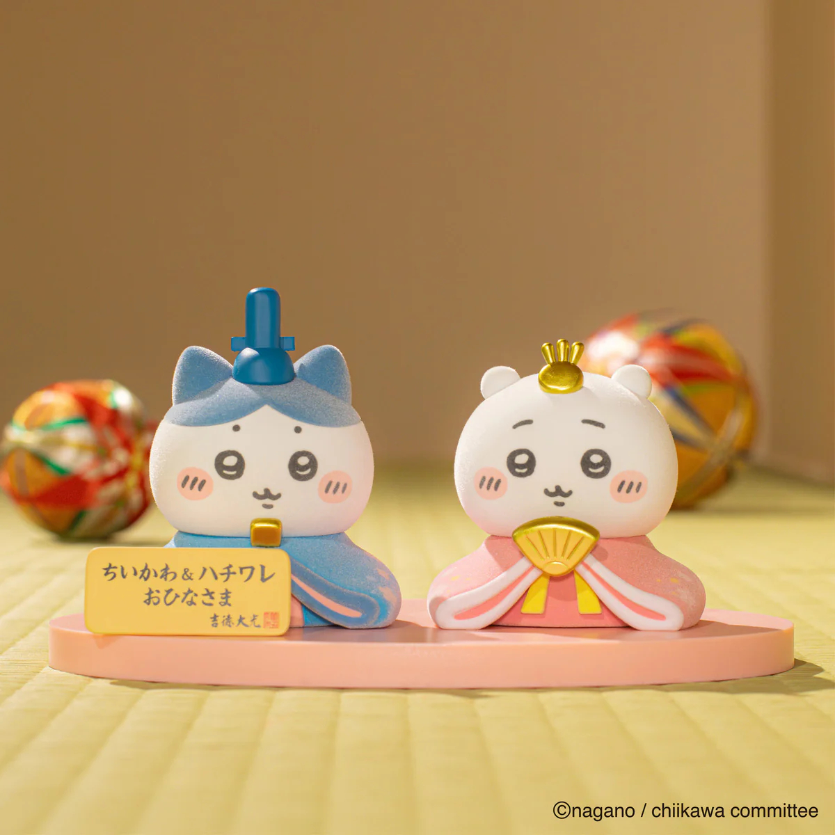[Pre-order] "Chiikawa" Chiikawa & Hachiware Mini Hina Dolls