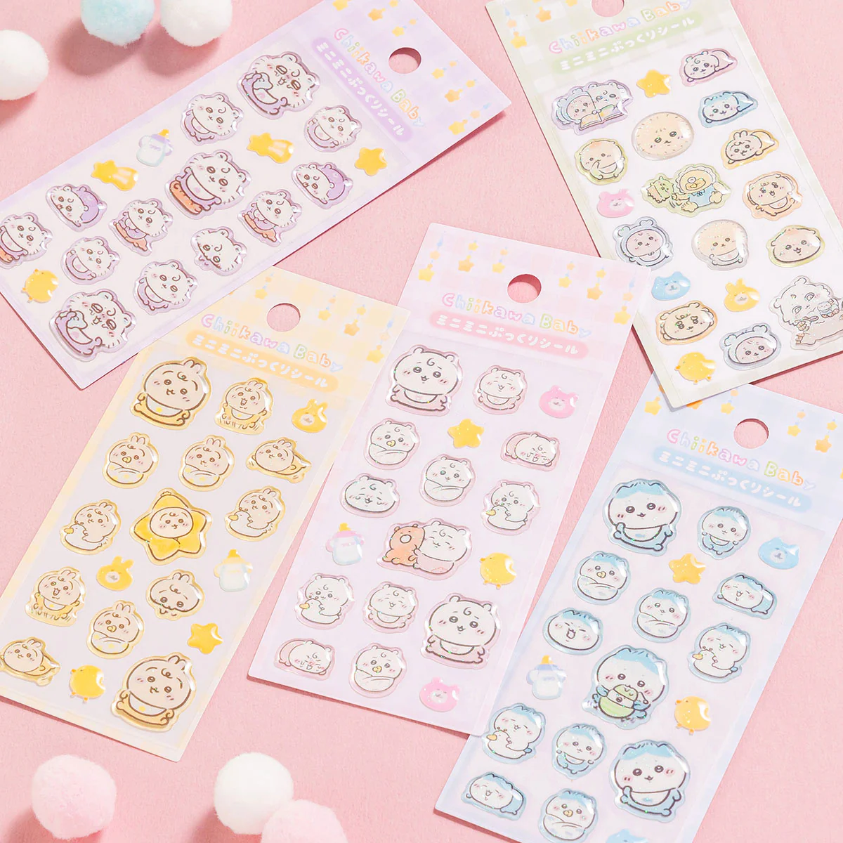 [Pre-order] "Chiikawa" Chiikawa Baby - Mini Mini puffed up Sticker - Chiikawa