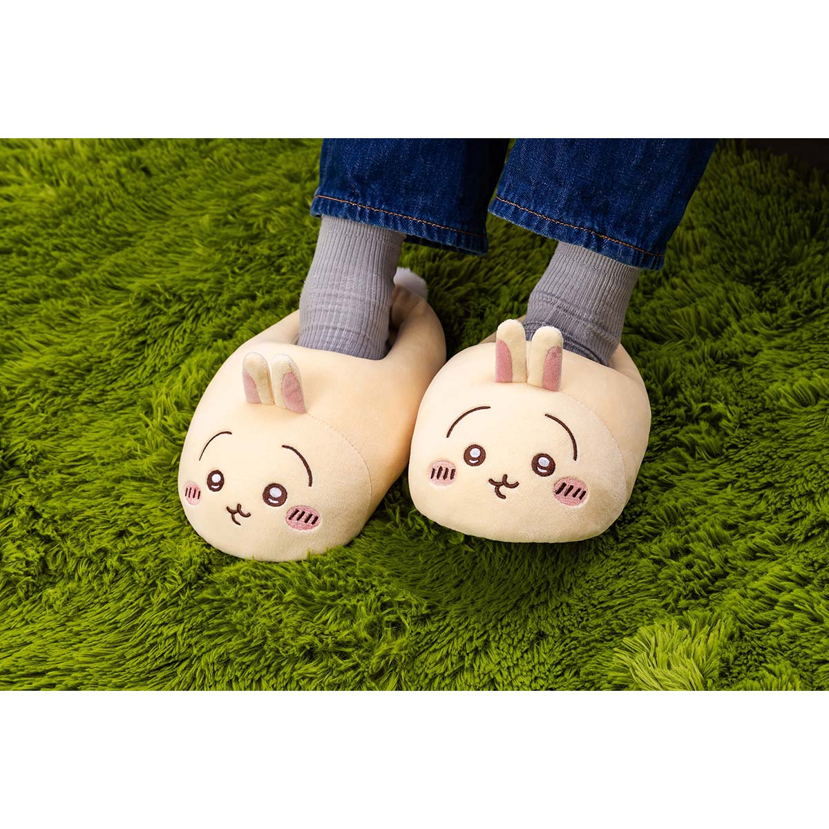 [Pre-order] "Chiikawa" Marshmallow Room Shoes - Usagi
