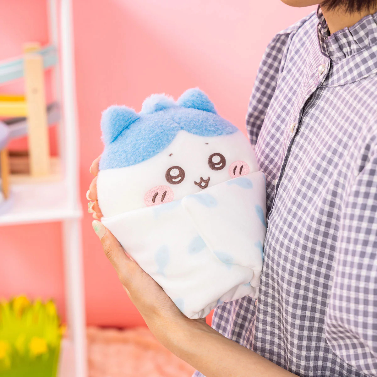 [In stock] "Chiikawa" Chiikawa Baby - Swaddle Plush Toy - Hachiware