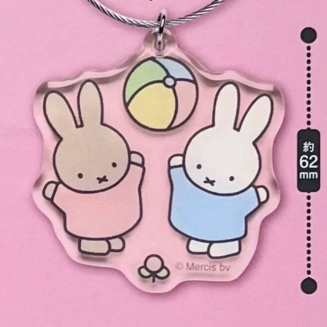 [In stock] "Miffy" Acrylic Wire Key Chain