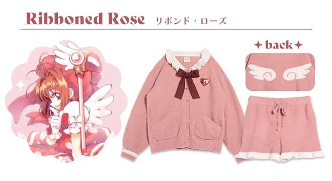 [Pre-order] "Cardcaptor Sakura" x MAYLA Loungewear - Rebonded Rose