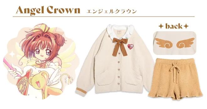 [Pre-order] "Cardcaptor Sakura" x MAYLA Loungewear - Angel Crown