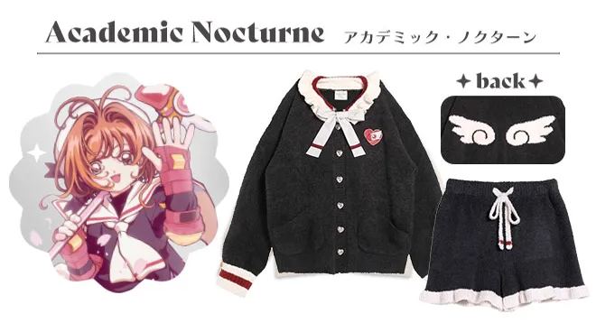[Pre-order] "Cardcaptor Sakura" x MAYLA Loungewear - Academic Nocturne