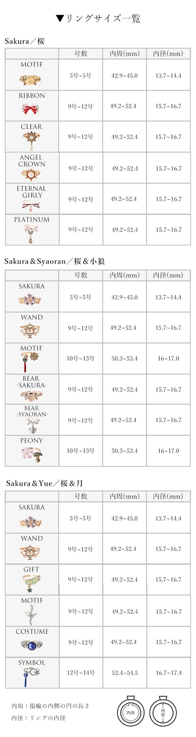 [Pre-order] "Cardcaptor Sakura" x MAYLA Iconic Story Ring - Sakura and Moon