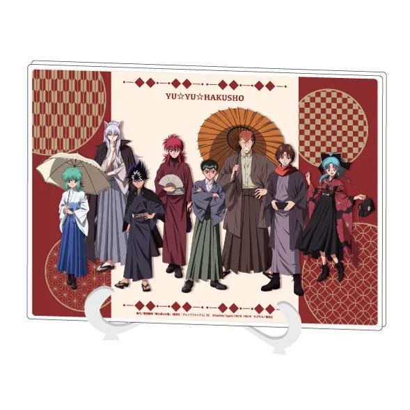 Acrylic Art Board A5 Size "YuYu Hakusho" 02 Seiretsu Design Japanese-Western Eclectic Ver. (Original Illustration)