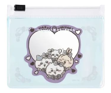 [Pre-order] "Chiikawa" Magical Chiikawa Bad Version Mini Mirror with Case - Heart