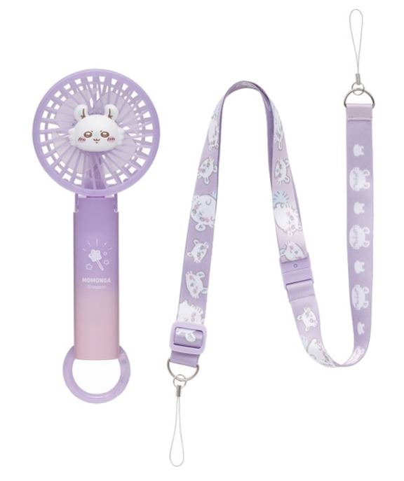 [Pre-order] "Chiikawa" Jelly Color Handy Fan - Momonga