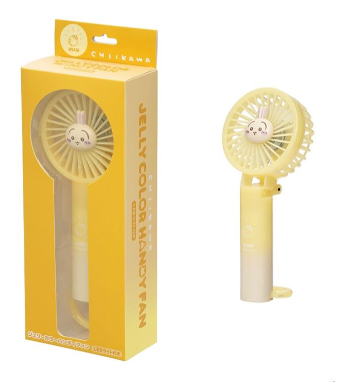 [Pre-order] "Chiikawa" Jelly Color Handy Fan - Usagi