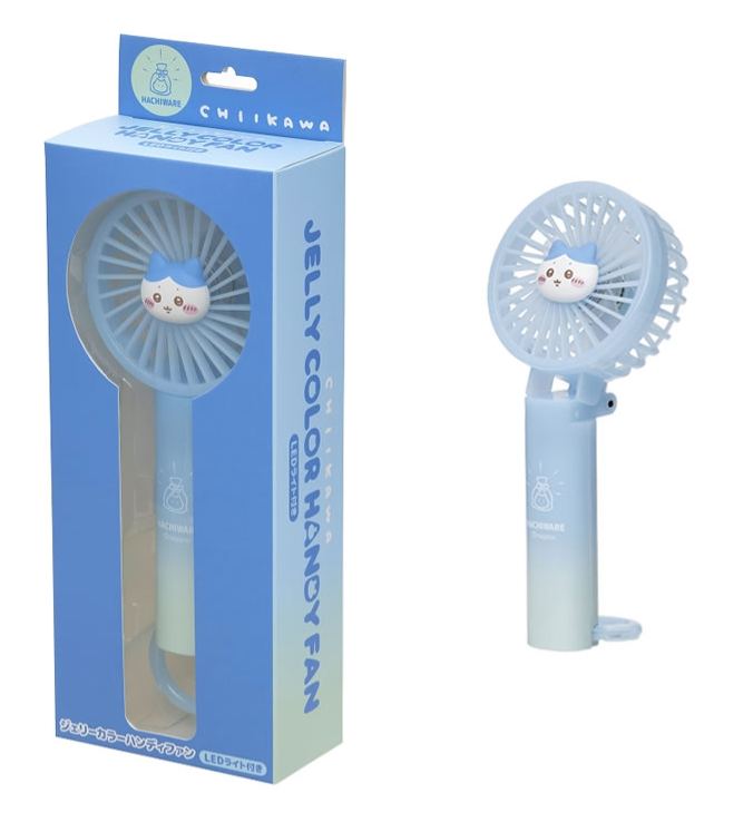 [Pre-order] "Chiikawa" Jelly Color Handy Fan - Hachiware