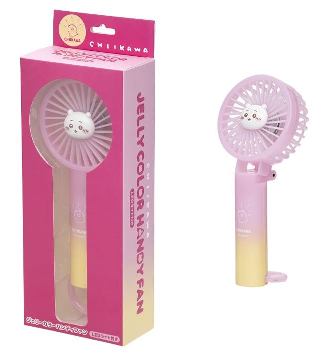 [Pre-order] "Chiikawa" Jelly Color Handy Fan - Chiikawa