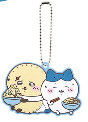 [In stock] BANDAI Ichiban Kuji "Chiikawa" ~ Ramen for Everyone ~ Prize G Rubber Charm (Hachiware & Rakko)