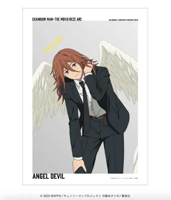[Pre-order] Movie "Chainsaw Man: Reze Arc" Pop Up Store Merch - A3 Clear Poster Angel Devil