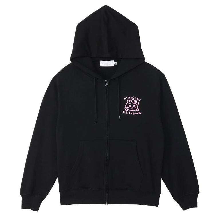 [Pre-order] "Chiikawa" Magical Chiikawa Kira Kira Zip Parker - Black