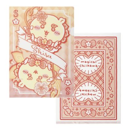 [Pre-order] "Chiikawa" Magical Chiikawa Kira Kira Trump Card Style Clear File - Shisa