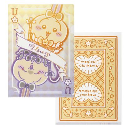 [Pre-order] "Chiikawa" Magical Chiikawa Kira Kira Trump Card Style Clear File - Usagi