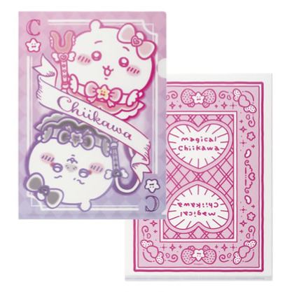 [Pre-order] "Chiikawa" Magical Chiikawa Kira Kira Trump Card Style Clear File - Chiikawa