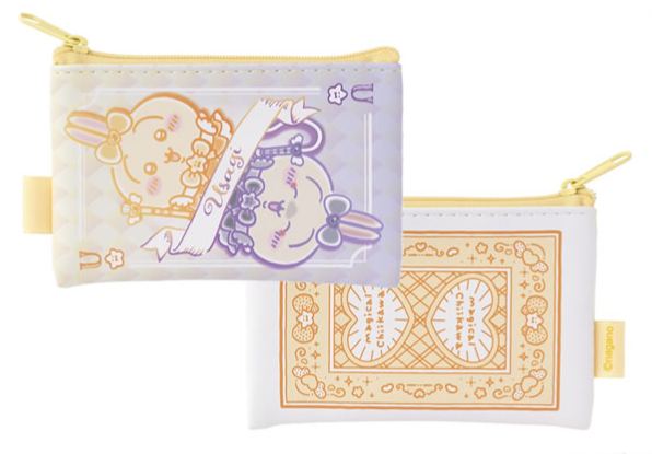 [Pre-order] "Chiikawa" Magical Chiikawa Kira Kira Trump Card Style Pouch (Set of 2) - Usagi & Momonga