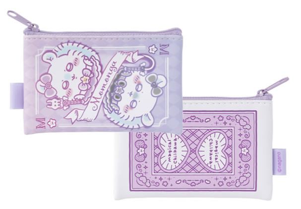 [Pre-order] "Chiikawa" Magical Chiikawa Kira Kira Trump Card Style Pouch (Set of 2) - Usagi & Momonga