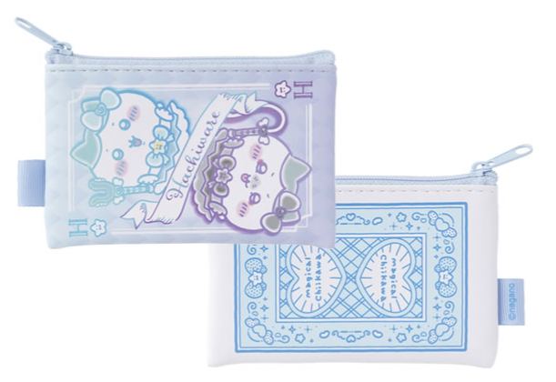 [Pre-order] "Chiikawa" Magical Chiikawa Kira Kira Trump Card Style Pouch (Set of 2) - Chiikawa & Hachiware
