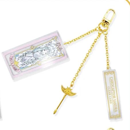 [Pre-order] Taito Prize "Cardcaptor Sakura - Clear Card Arc -" Clear Keychain with Charm