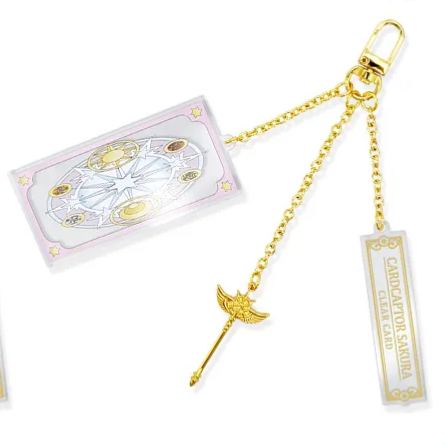 [Pre-order] Taito Prize "Cardcaptor Sakura - Clear Card Arc -" Clear Keychain with Charm