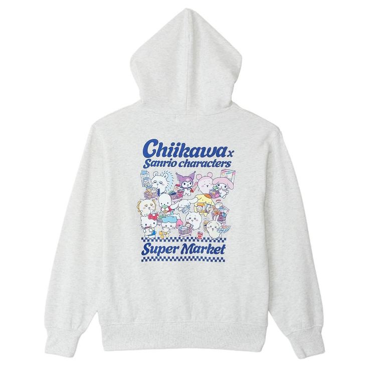 [Pre-order] "Chiikawa" Chiikawa x Sanrio Characters Zip Parker Supermarket with everyone 