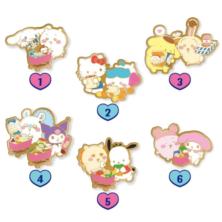 [Pre-order] "Chiikawa" Chiikawa x Sanrio Characters Pins Collection
