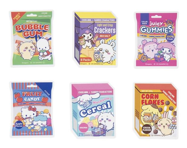 [Pre-order] "Chiikawa" Chiikawa x Sanrio Characters Supermarket Flake Seal with box