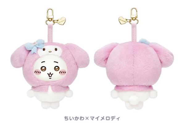 [Pre-order] "Chiikawa" Chiikawa x Sanrio Characters Kiramekko (Plush Mascot) - Chiikawa x My Melody
