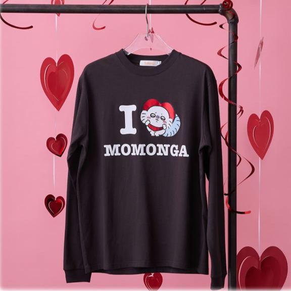 [Pre-order] "Chiikawa" Long Sleeves T-shirt - I LOVE MOMONGA