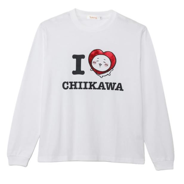 [Pre-order] "Chiikawa" Long Sleeves T-shirt - I LOVE CHIIKAWA