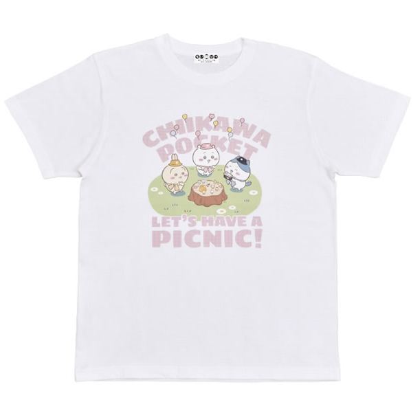 [Pre-order] "Chiikawa" Chiikawa Pocket Pinic T-shirt - White