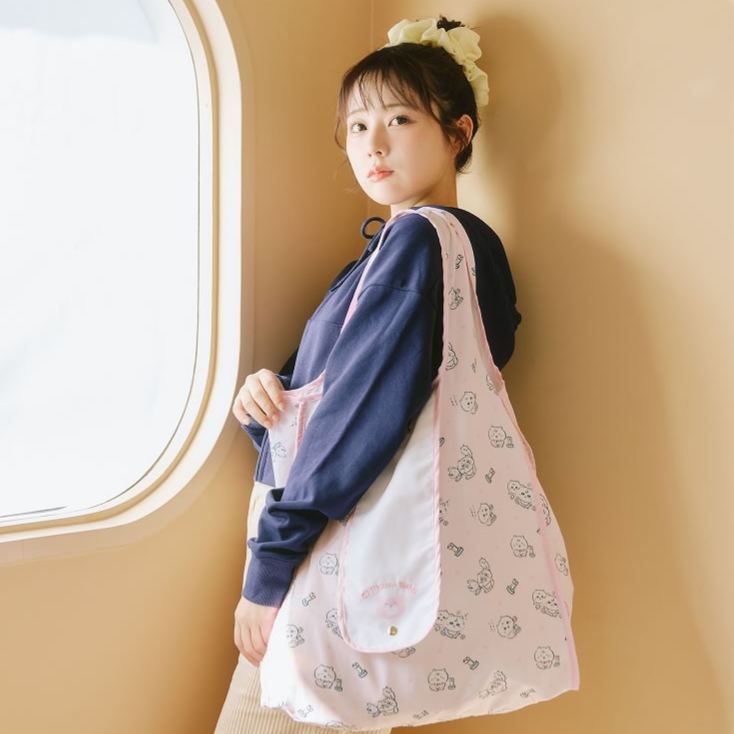 [Pre-order] "Chiikawa" Chiikawa Baby - Eco Bag (Pink)