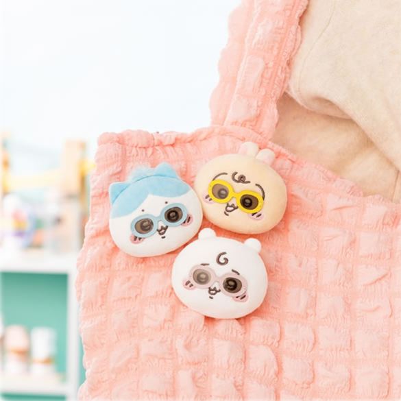 [Pre-order] "Chiikawa" Chiikawa Baby Vol. 2 - Face Plush Badge Set of 3
