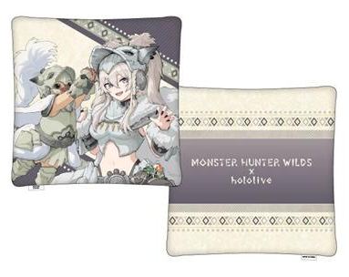 [Pre-order] CAPCOM Monster Hunter Wilds x hololive Production Vol.1 Merch - Square Cushion