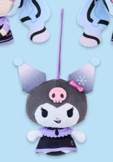 [Pre-order] Hatsune Miku Snow Miku x Kuromi Mochipiko Plush Mascot