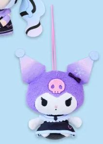 [Pre-order] Hatsune Miku Snow Miku x Kuromi Mochipiko Plush Mascot