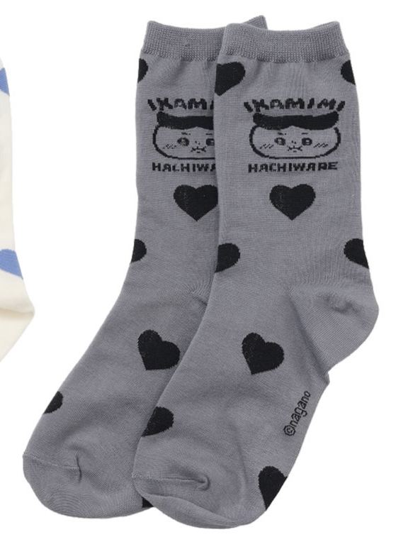 [Pre-order] "Chiikawa" Hachiware Series - Socks - Grey