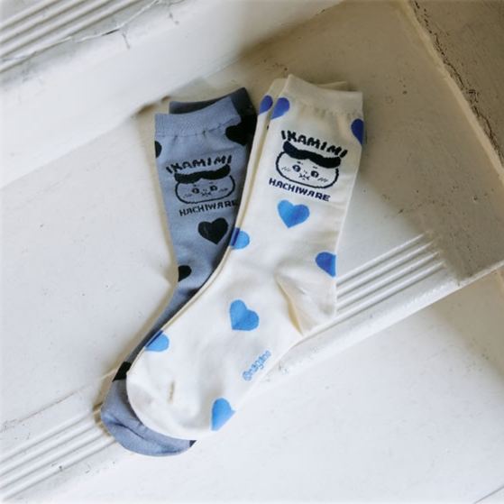 [Pre-order] "Chiikawa" Hachiware Series - Socks - Grey