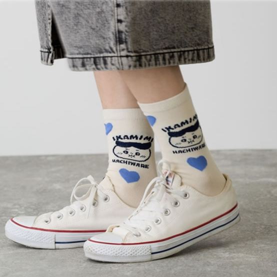 [Pre-order] "Chiikawa" Hachiware Series - Socks - Grey