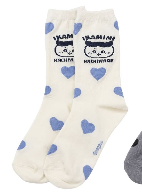 [Pre-order] "Chiikawa" Hachiware Series - Socks - White
