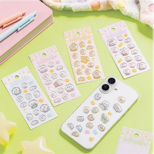 [Pre-order] "Chiikawa" Chiikawa Baby - Mini Mini puffed up Sticker - Momonga