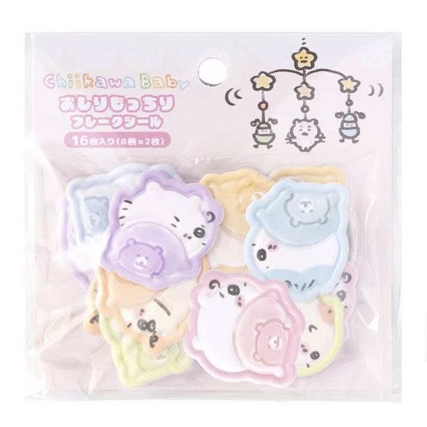 [Pre-order] "Chiikawa" Chiikawa Baby - Hip Mochi Flake Sticker