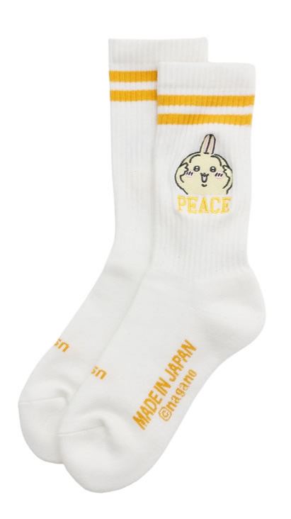 [Pre-order] "Chiikawa" Chiikawa T Socks Peace! - Usagi