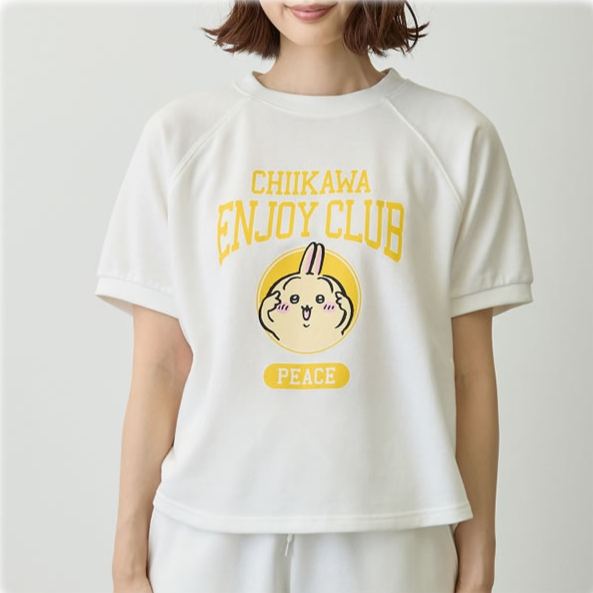 [Pre-order] "Chiikawa" Chiikawa T Shirt Peace! - Usagi