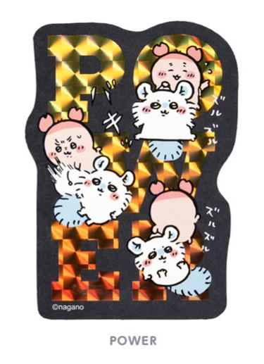 [Pre-order] "Chiikawa" hologram Sticker that can be sticked on phone - Furuhonya with power