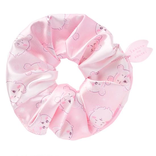 [Pre-order] "Chiikawa" Furuhonya Sakura Fairy - Hair scrunchie with Charm