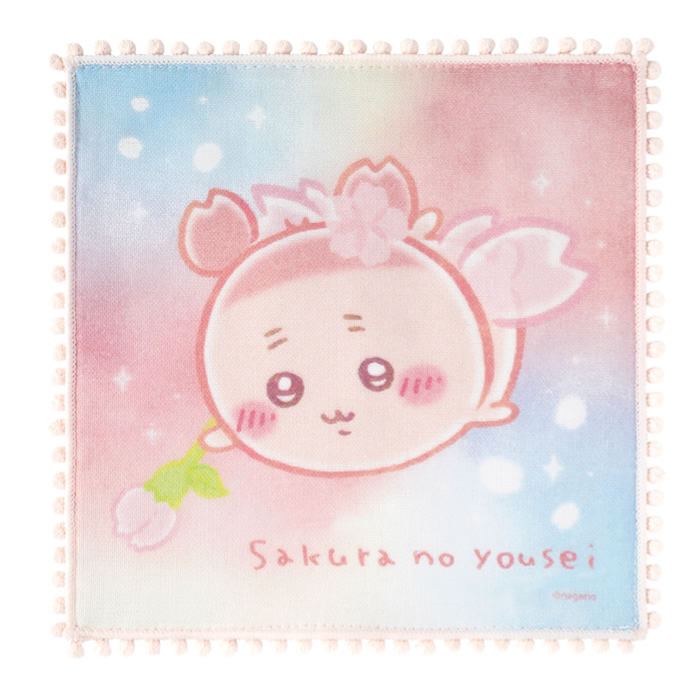 [Pre-order] "Chiikawa" Furuhonya Sakura Fairy - Hand Towel with lace